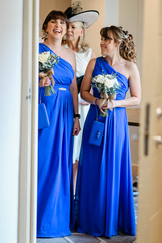 Bridesmaids wedding entry, Cotswold house hotel and spa, wedding, Montrose suite, 