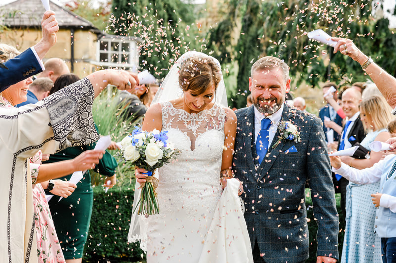 Confetti shot, cotswold house hotel and spa. 
