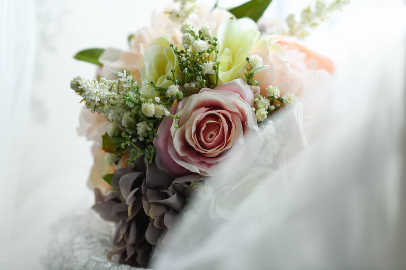 Rose bouquet, Worcester, wedding details.